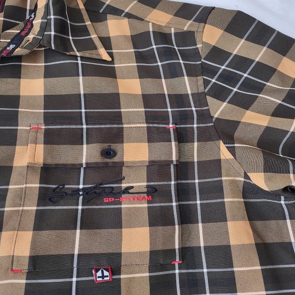 SOUTHPOLE Men's L SPG Function Plaid Button Down Shirt SP-2K Collection - Picture 4 of 10